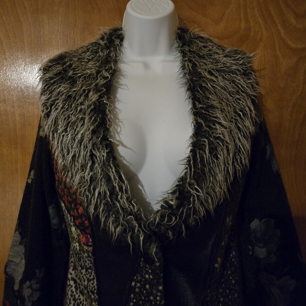 Ann Ferriday Multicolor Patchwork Jacket - Picture 4 of 7